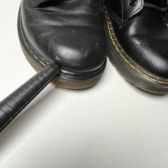 Dr. Martens Zavala J Youth Side Zip Combat Black Boots Sz 3 Kids Moto‎ Utility - Picture 7 of 9